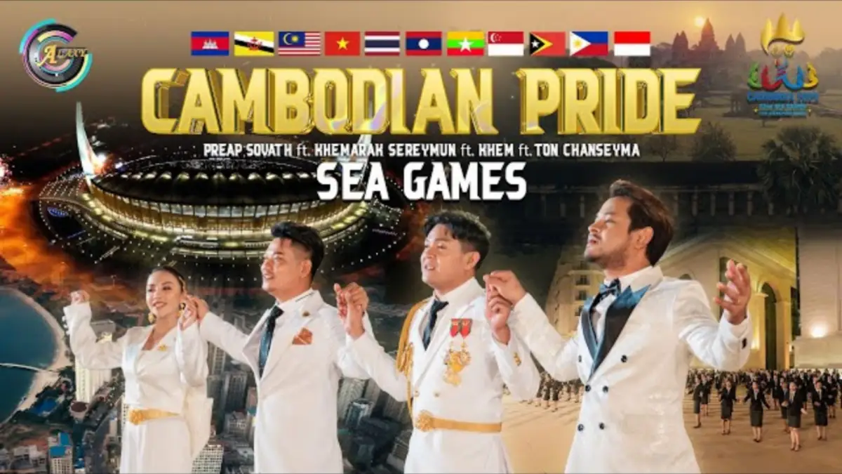 Cambodian Pride, lagu resmi SEA Games 2023 Kamboja (Sumber : tangkapan layar Youtube)