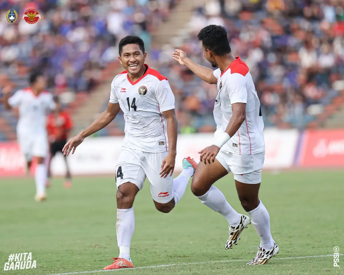 Fajar Fatur Rahman tampil cemerlang bersama Timnas Indonesia U22 di SEA Games 2023 (Sumber : Instagram @PSSI)