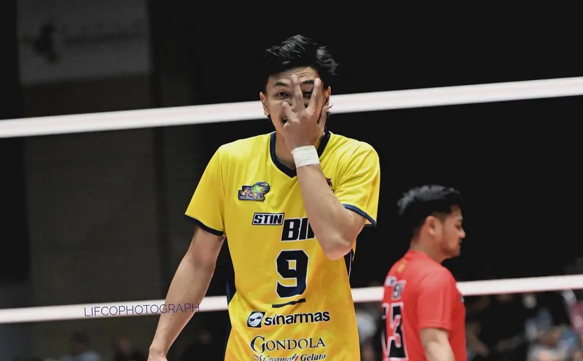 Pemain bola voli putra Timnas Indonesia, Farhan Halim. (Sumber : Instagram @ieufarhan)