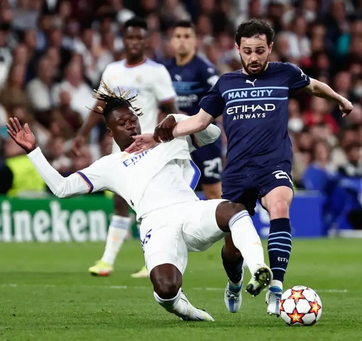 Real Madrid vs Manchester City di semifinal Liga Champions musim lalu (Sumber : Twitter