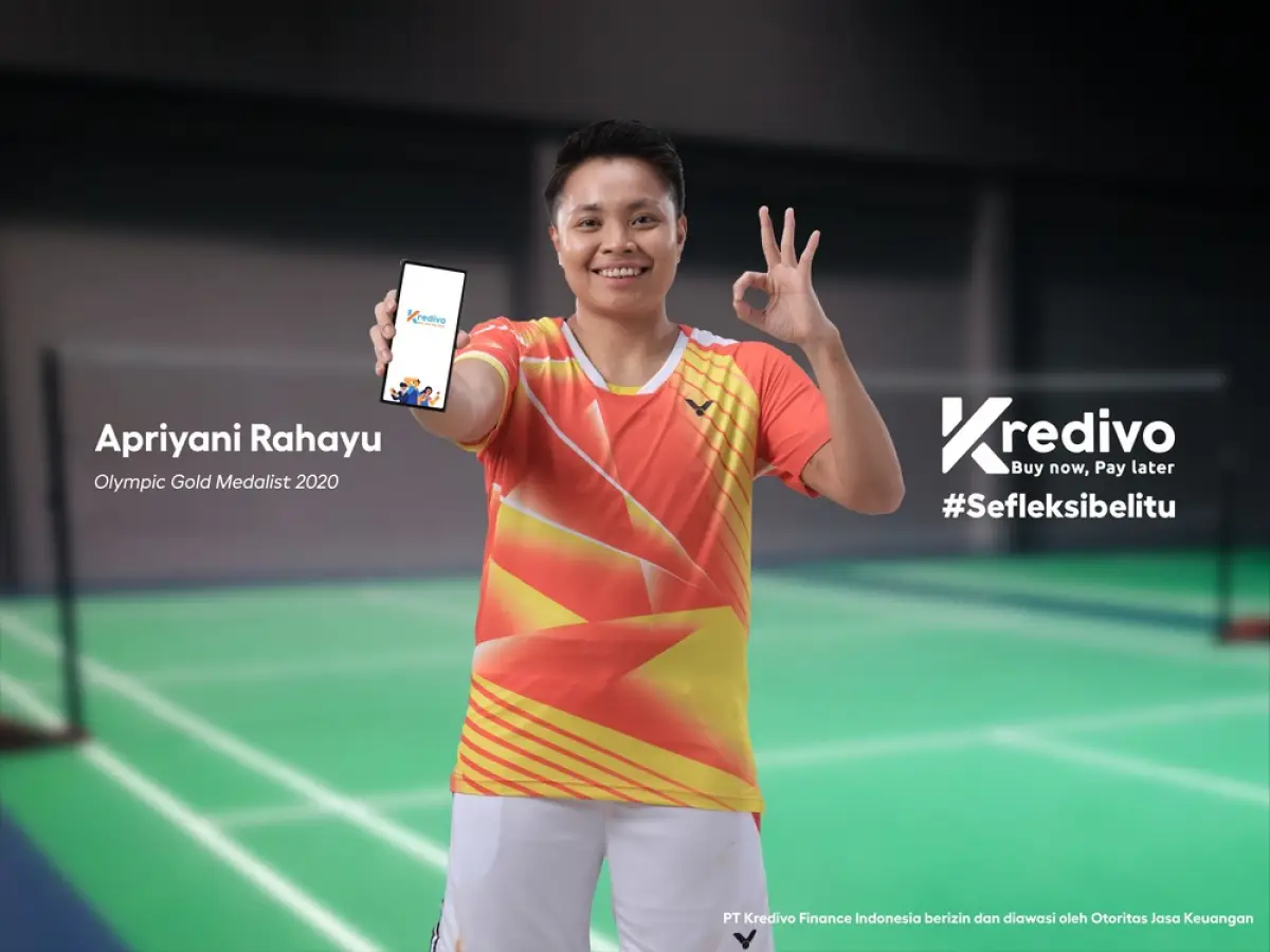 Apriani Rahayu jadi brand ambassador Kredivo. (Sumber : Kredivo)