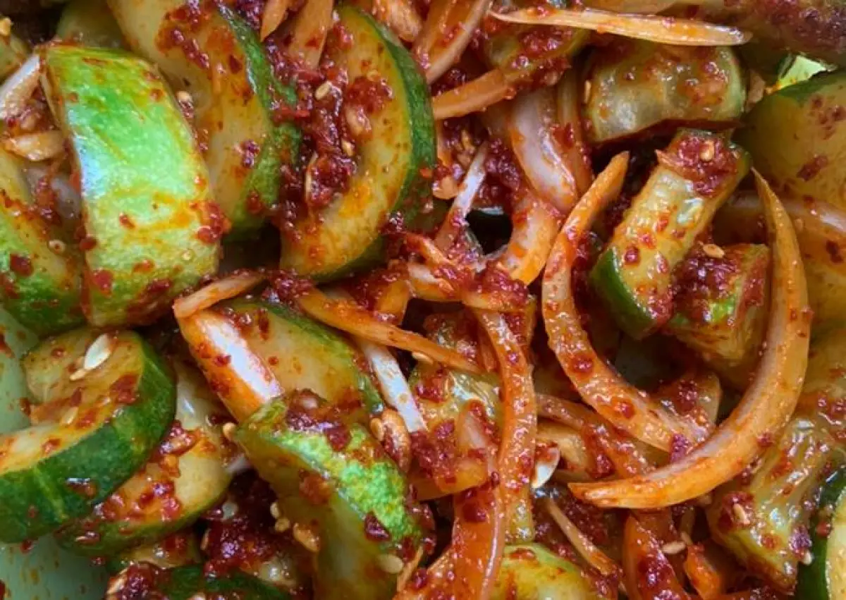 Resep Kimchi Timun. (Sumber : Cookpad)