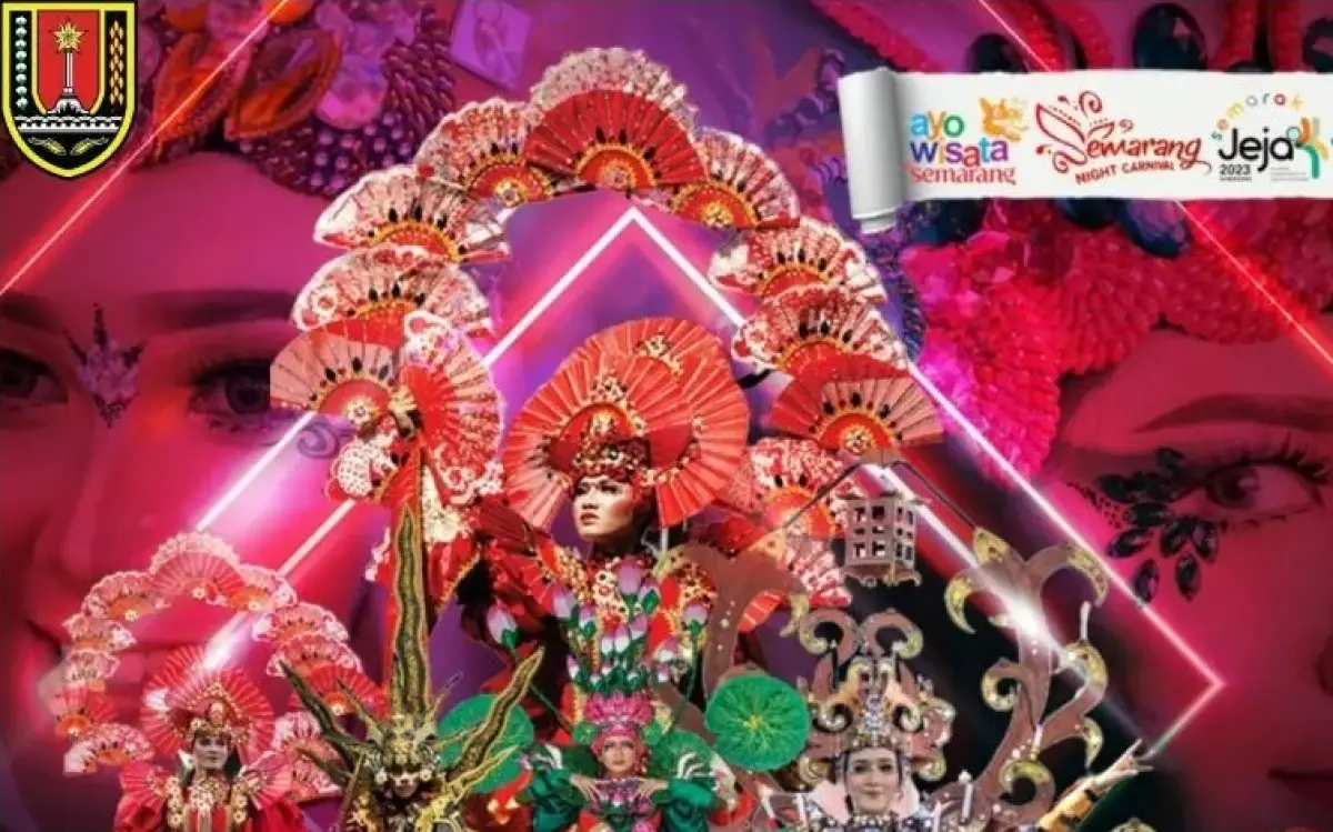 Karnaval malam Semarang Night Carnival. (Sumber : Instagram @pemerintahkotasemarang)