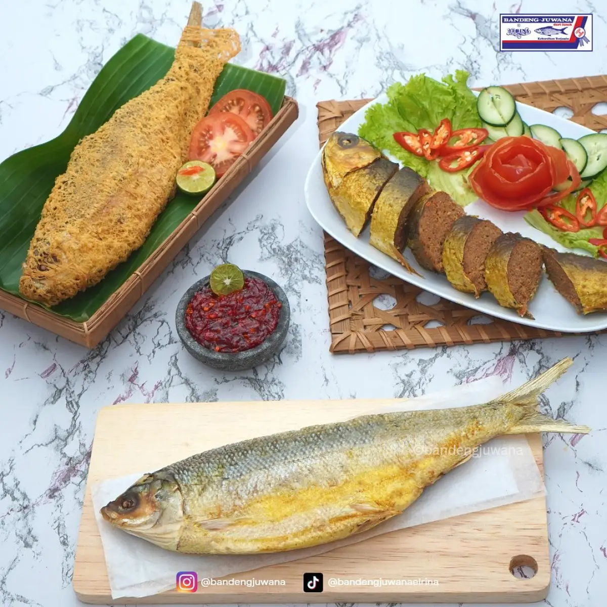 Bandeng Presto Juwana Elrina, Semarang. (Sumber : instagram/bandengjuwana)