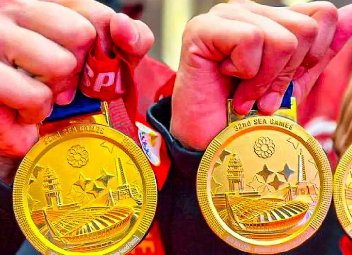 Sebaran medali yang didapat Indonesia pada ajang SEA Games 2023 disumbang paling banyak oleh cabor renang sirip dan kun bokator (Sumber : Twitter)