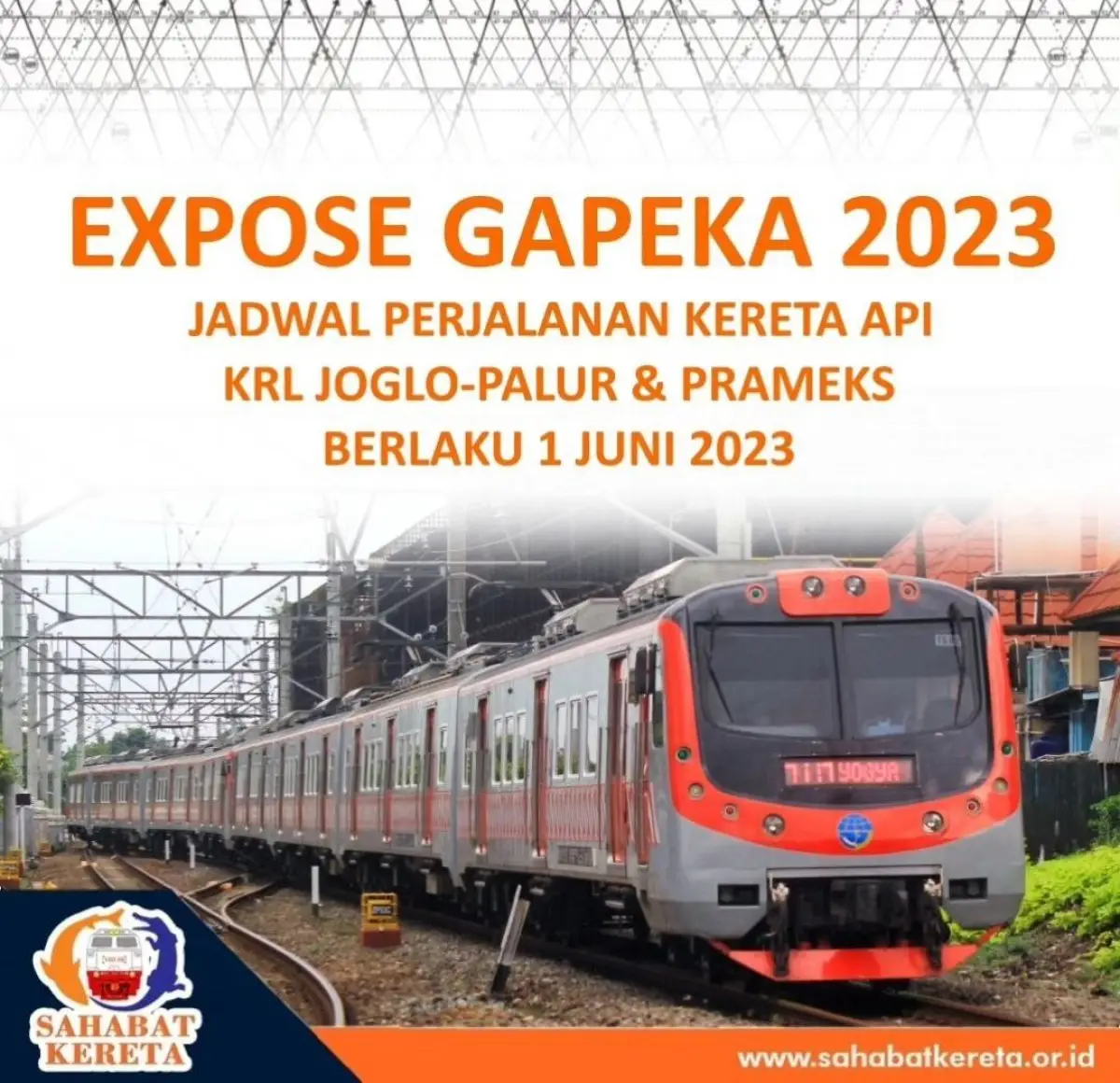 Jadwal lengkap KRL Solo Jogja berlaku 1 Juni 2023 (Sumber : Instagram KAI)