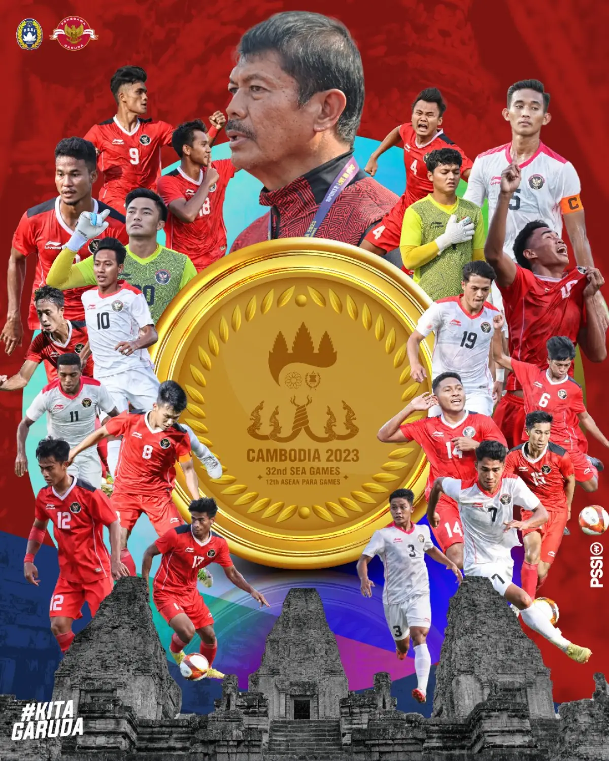 Timnas Indonesia U22 berhasil sabet medali emas SEA Games 2023 (Sumber : Instagram @PSSI)
