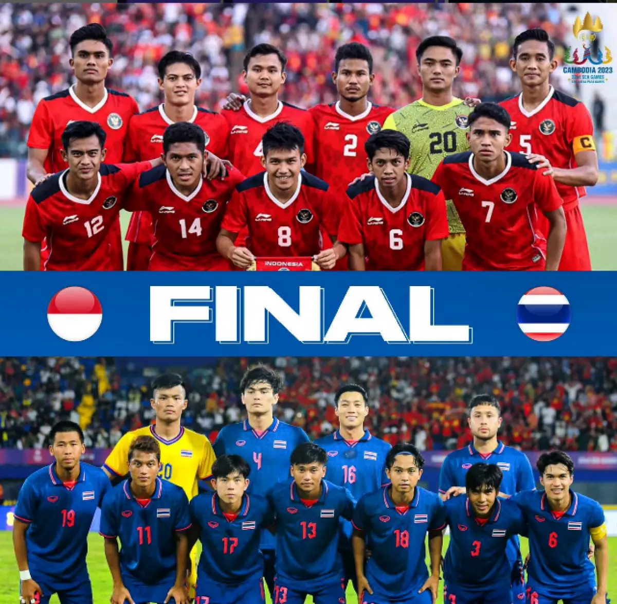 Final sepak bola SEA Games 2023 (Sumber : Twitter)