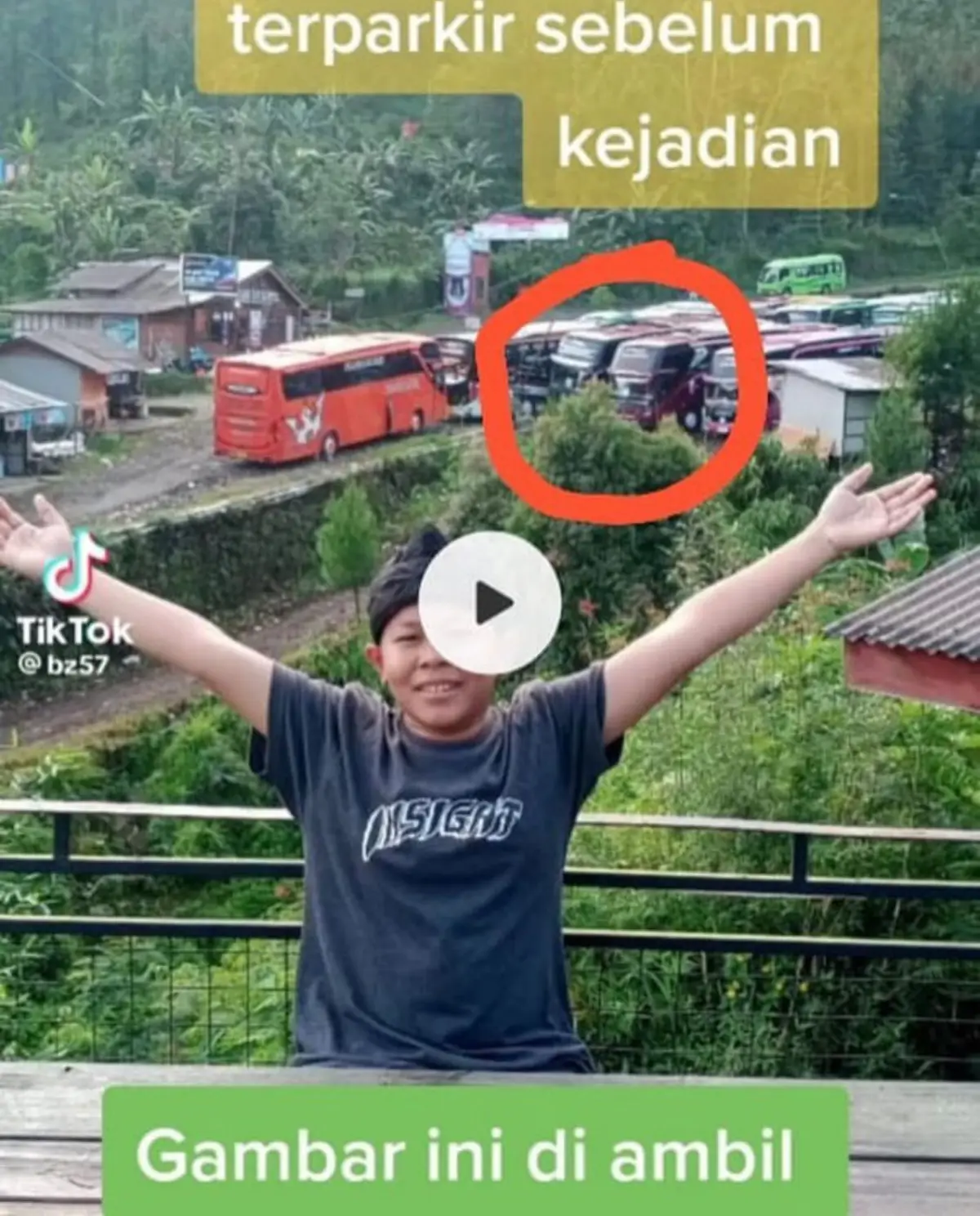Hotman Paris pertanyakan kelayakan parkir dan Dinas Pariwisata menyusul adanya tragedi bus masuk jurang di Guci (Sumber : instagram @hotmanparisofficial)