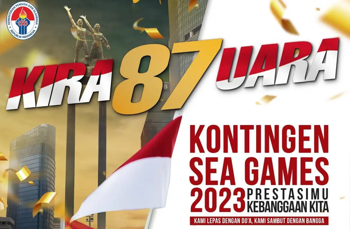 KIRA87UARA untuk sambut kedatangan kontingen Indonesia SEA Games 2023. (Sumber : Instagram @kemenpora)