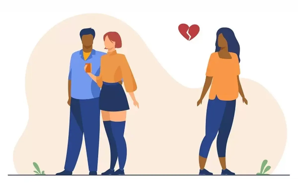 Ilustrasi pasangan selingkuh. (Sumber : Freepik)