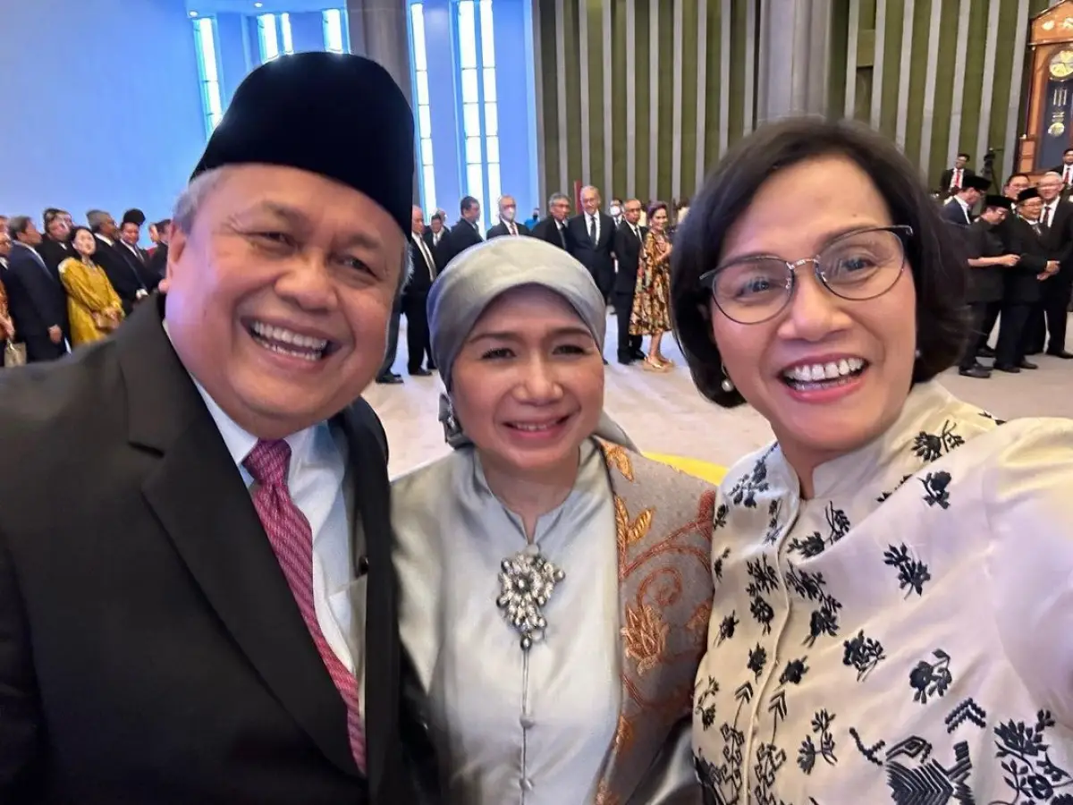 Perry Warjiyo dan Sri Mulyani. (Sumber : instagram/smindrawati)