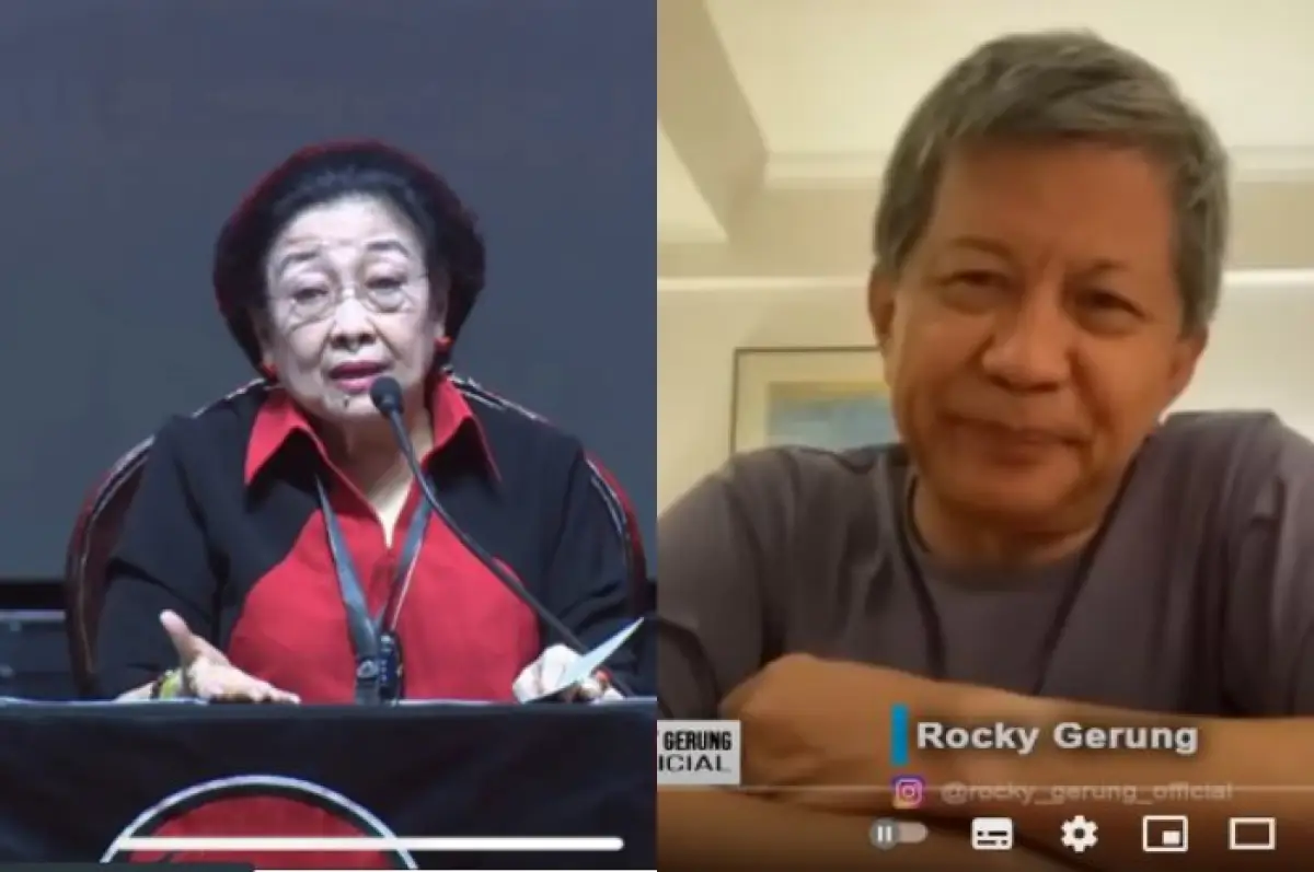 Rocky Gerung tanggapi soal pemanggilan Gibran ke DPP PDIP (Sumber : YouTube PDIP/YouTube Rocky Gerung)