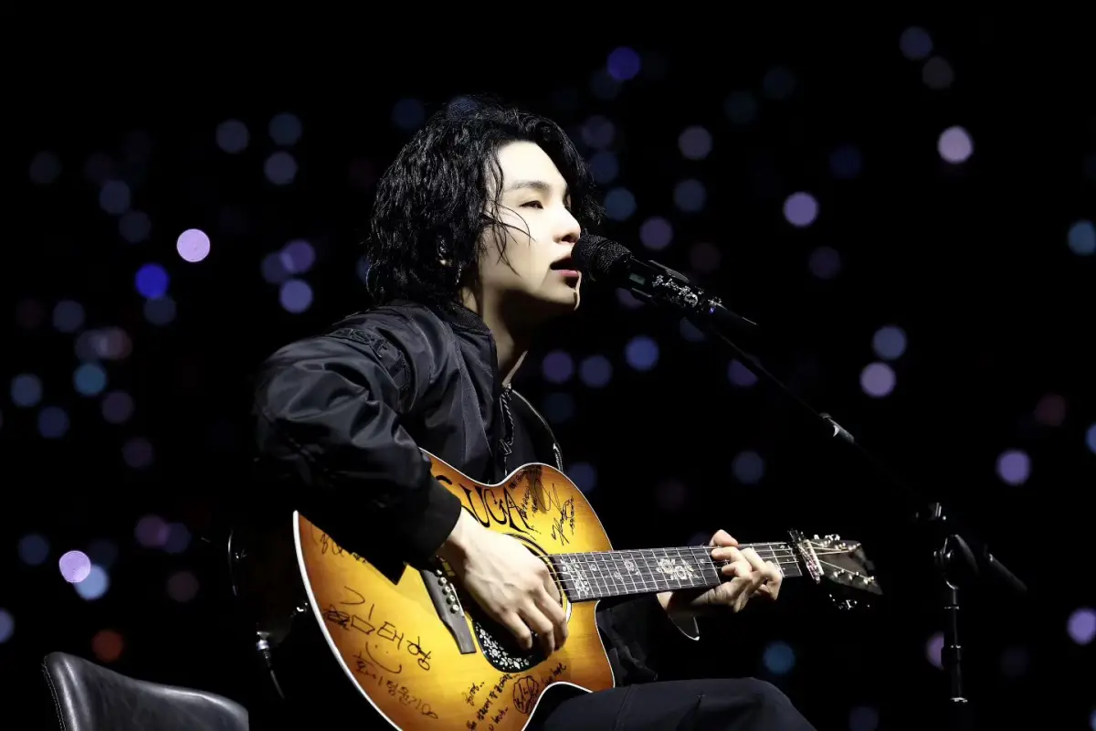 Rapper BTS, Suga atau Agust D, yang akan menggelar konser 3 hari di Jakarta. (Sumber : Instagram @agustd)