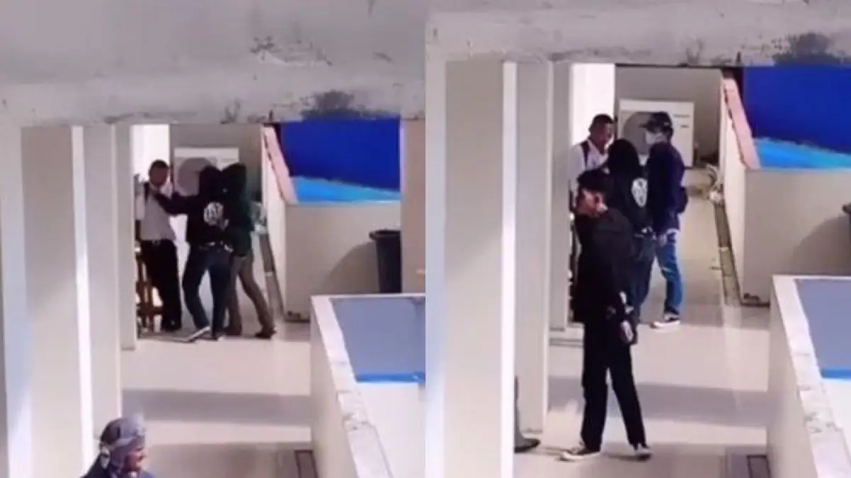 Video mahasiswa Unismuh Makassar dikeroyok di kampus. (Sumber : Twitter @Heraloebss)