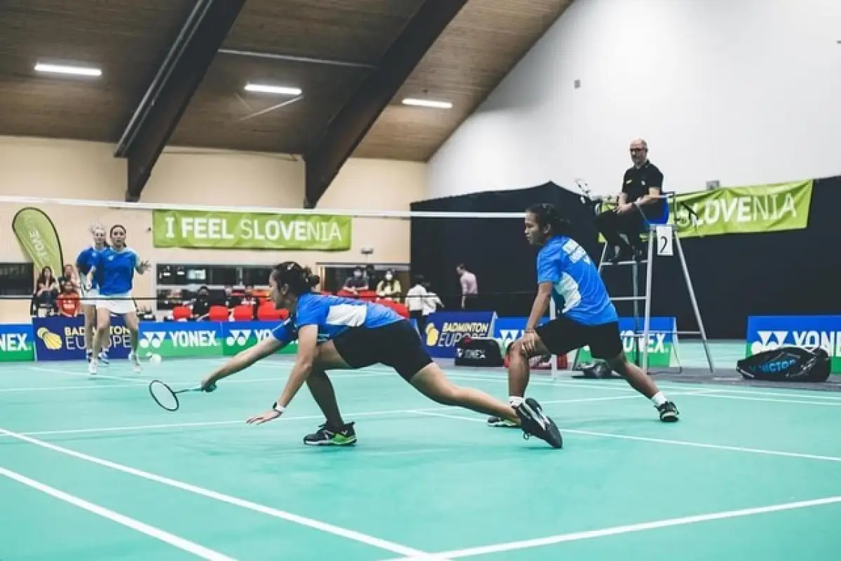 Pasangan ganda putra Indonesia, Meilysa Trias Puspitasari/Rachel Allessya, yang akan bermain di babak kualifikasi Thailand Open 2023. (Sumber : Instagram @rachelallessyar)