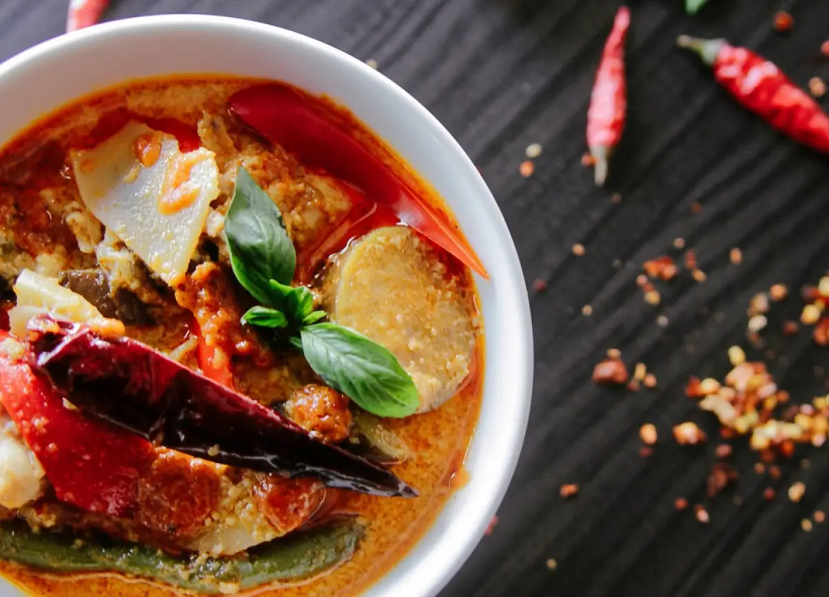 Ilustrasi makanan pedas