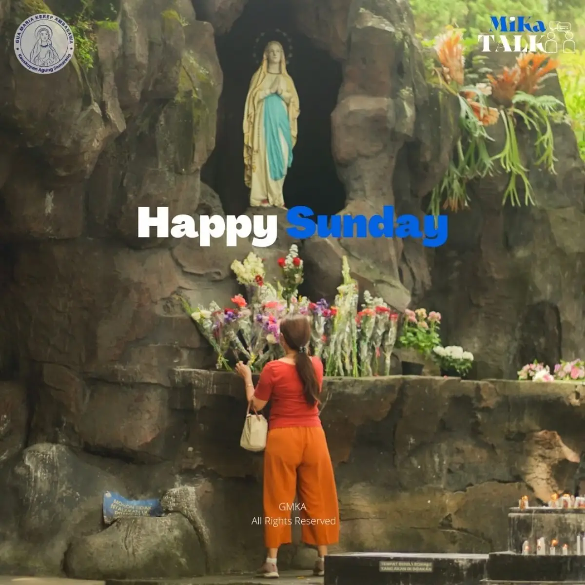 Gua Maria Kerep Ambarawa. (Sumber : instagram/gua.maria.kerep)