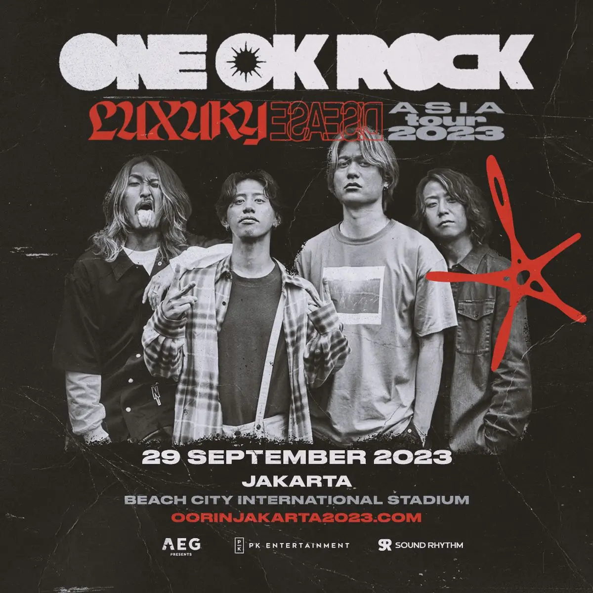 Konser One Ok Rock di Jakarta. (Sumber : Instagram)