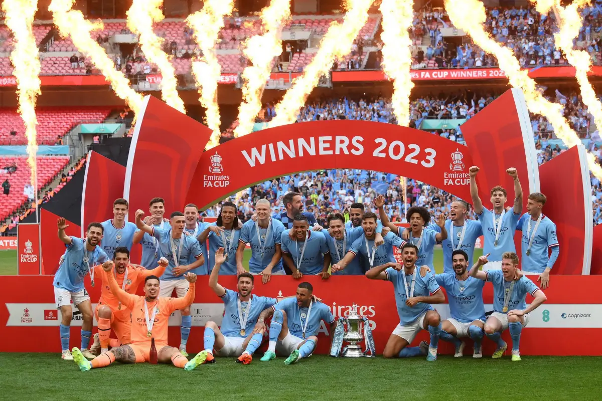 Manchester City Juara Piala FA 2023 (Sumber : Twitter)