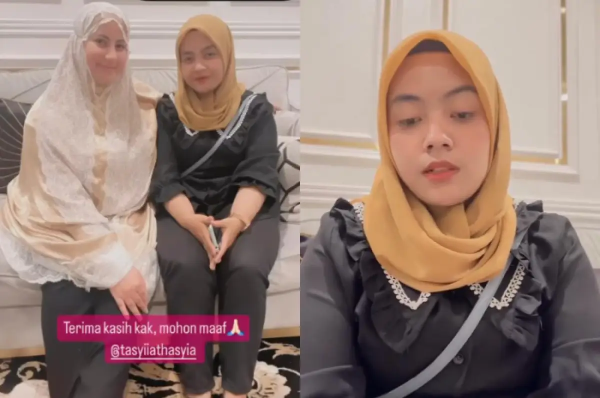 Eks Karyawan Tasyi Athasya beri Klarifikasi (Sumber : Instagram @tasyiathasya dan @ris_tavia)