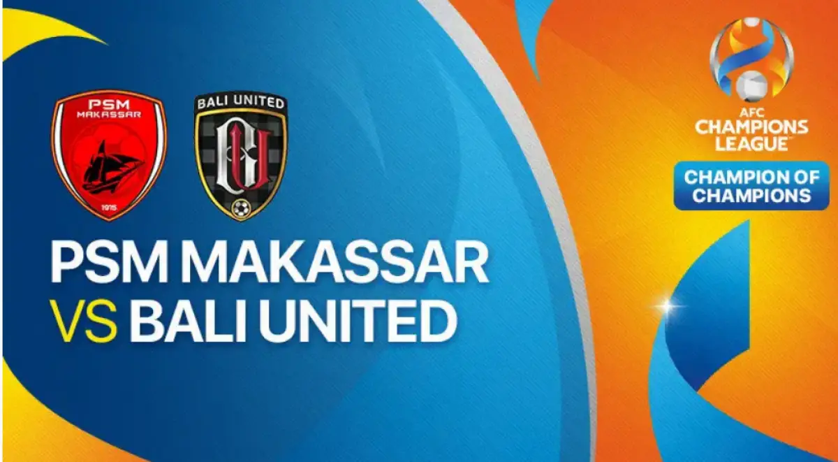 PSM Makassar vs Bali United, play-off Liga Champions Asia (Sumber : tangkapan layar Vidio)