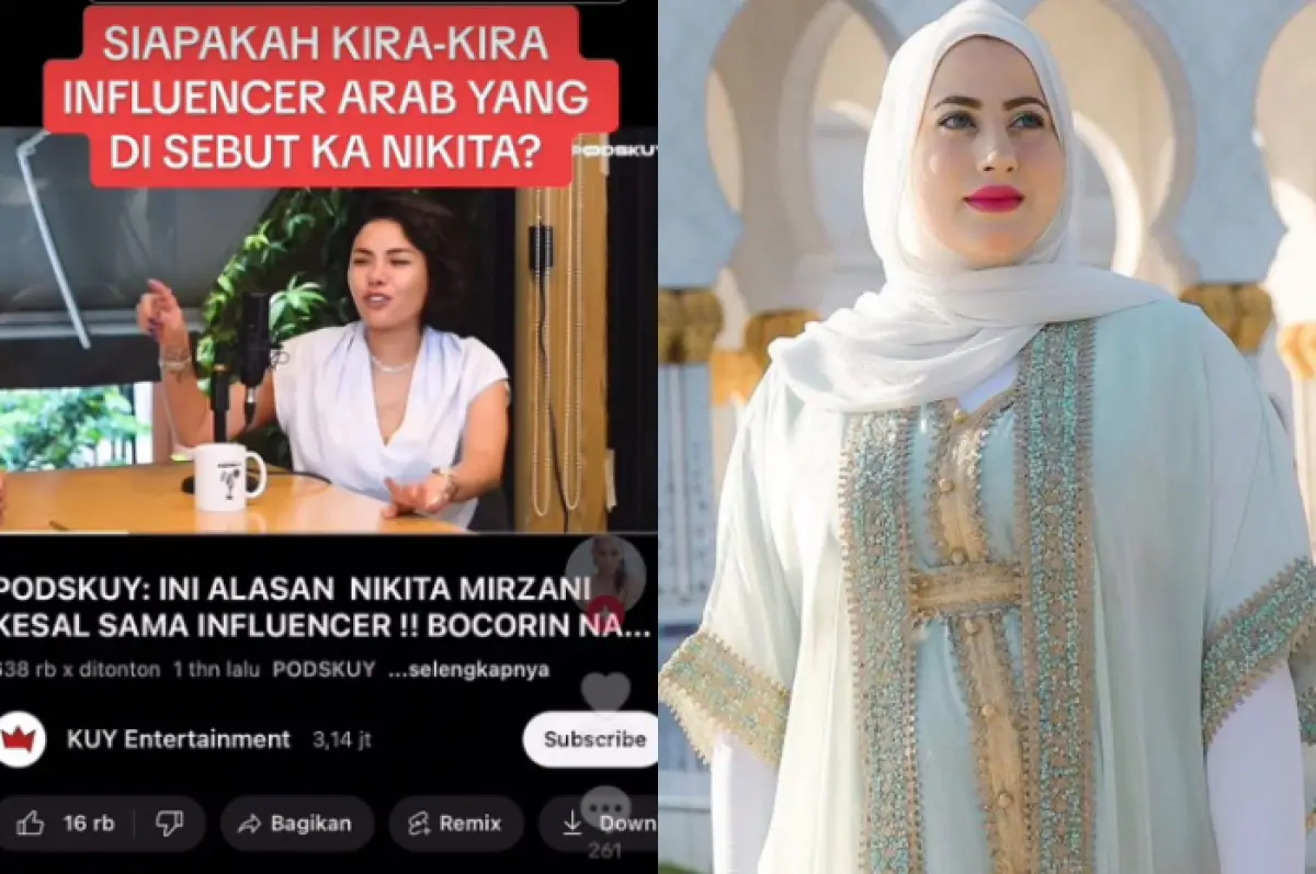 Diduga, Nikita Mirzani pernah spill influencer berdarah arab yang jahat pada kru (Sumber : TikTok @kepodoangsih/Instagram @tasyiathasyia)