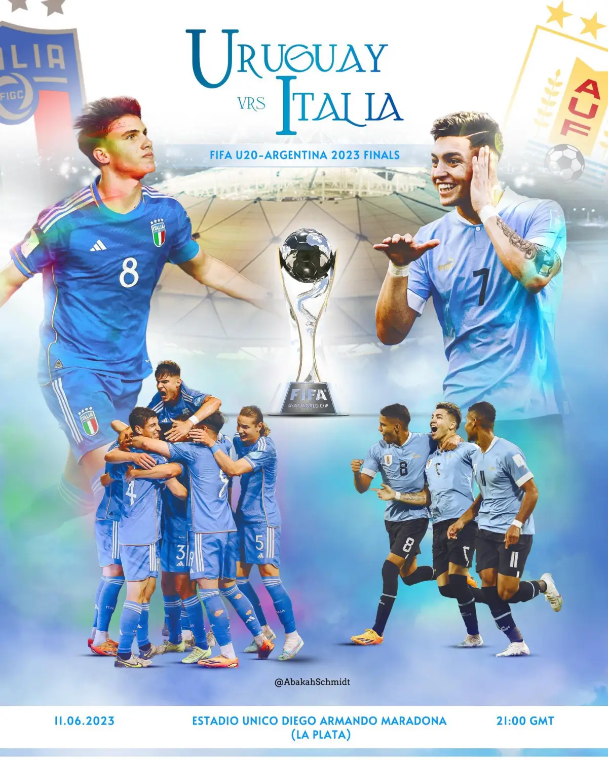 Final Piala Dunia U20: Uruguay vs Italia (Sumber : Twitter)
