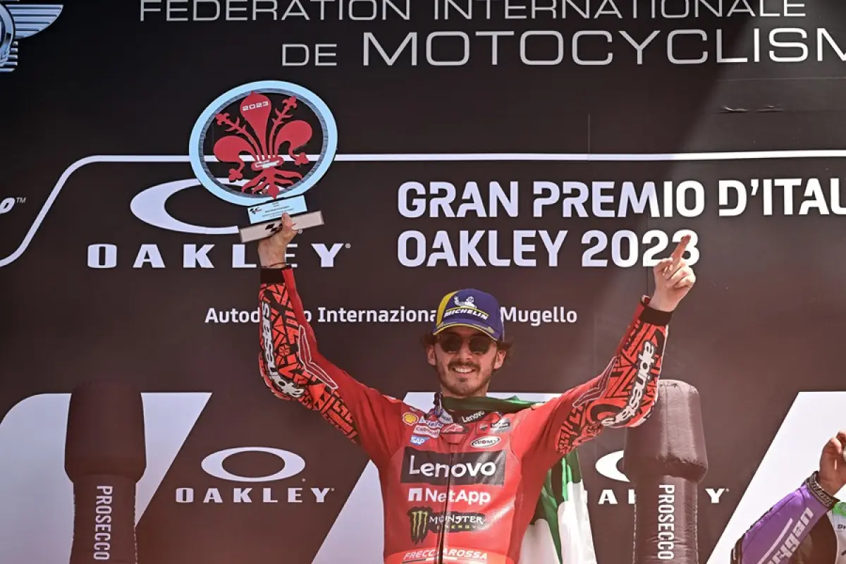 Francesco Bagnaia menang di MotoGP Italia, Senin 12 Juni 2023. (Sumber : motorsports)