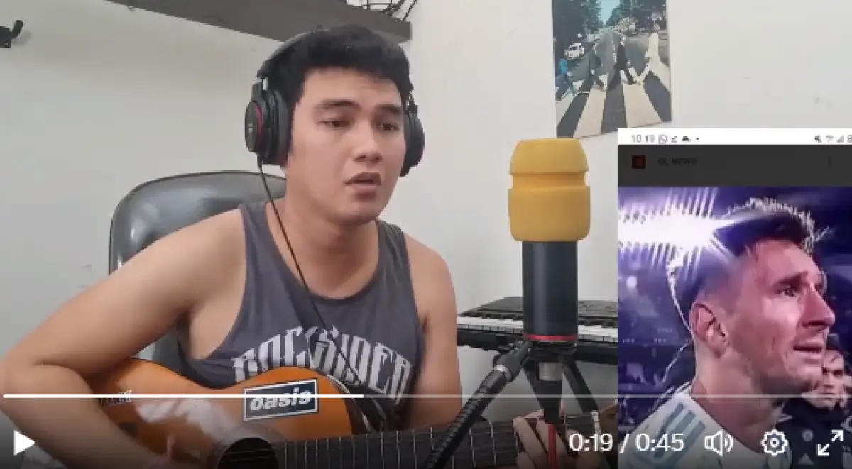 Aldi Taher berinisiatif membuat sebuah lagu. (Sumber : Twitter @alditaher_indo)