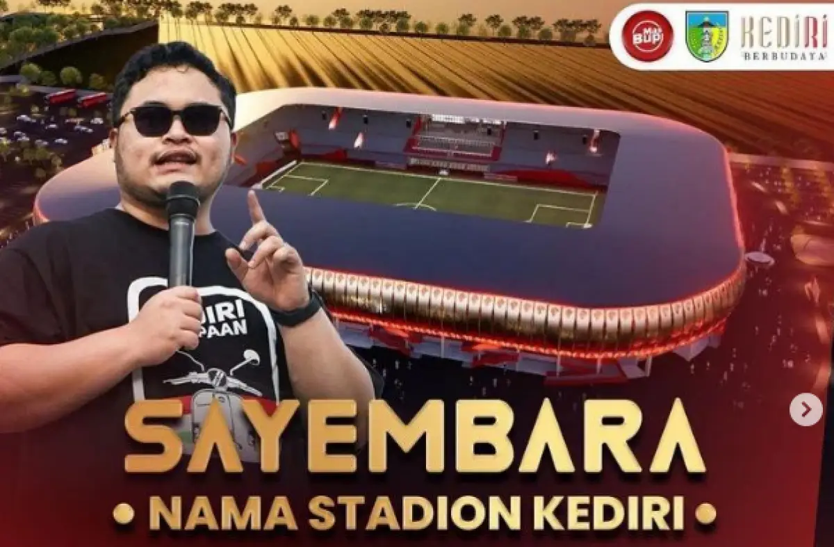 seyembara nama untuk stadion baru Kediri (Sumber : Instagram)