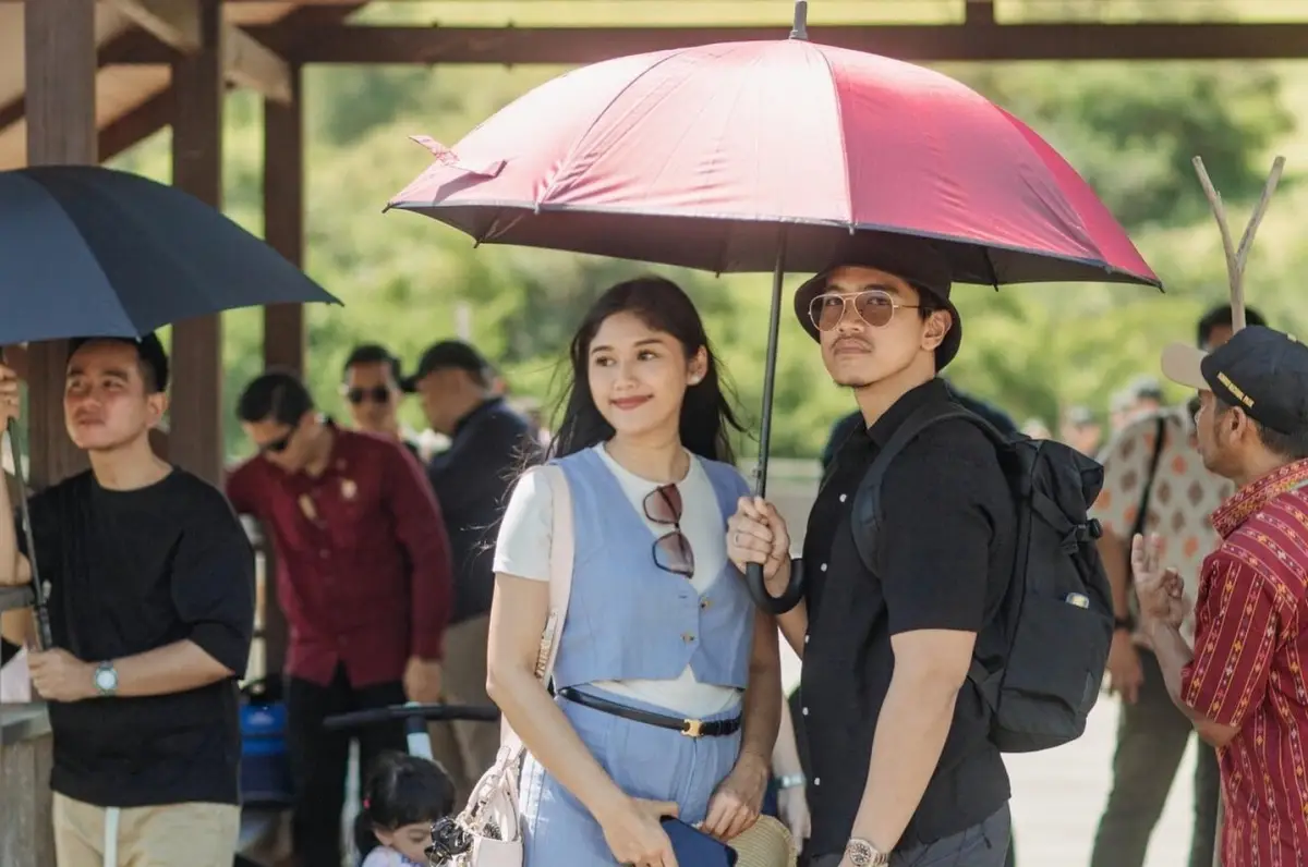 Pasangan Kaesang Pangarep dan Erina Gudono saat berlibur bersama seusai menikah. (Sumber : Instagram @erinagudono)