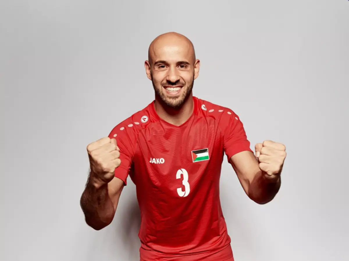 Mohammed Rashid, pemain Palestina yang pernah merumput di Liga 1 Indonesia (Sumber : Twitter)