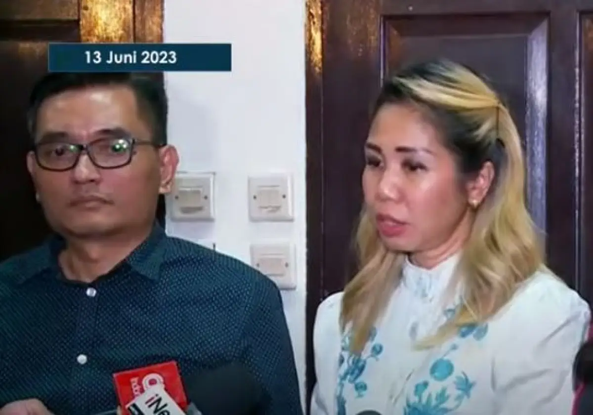 Saksi Rudy Setiawan dan Natalia Puspita usai sidang lanjutan Mario Dandy dan Shane Lukas (Sumber : KompasTV)