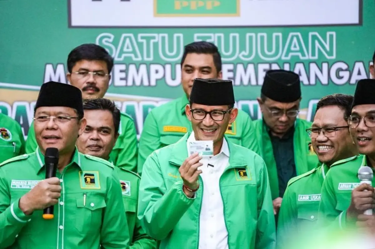 Sandiaga Uno resmi bergabung dengan PPP. (Sumber : instagram/sandiuno)