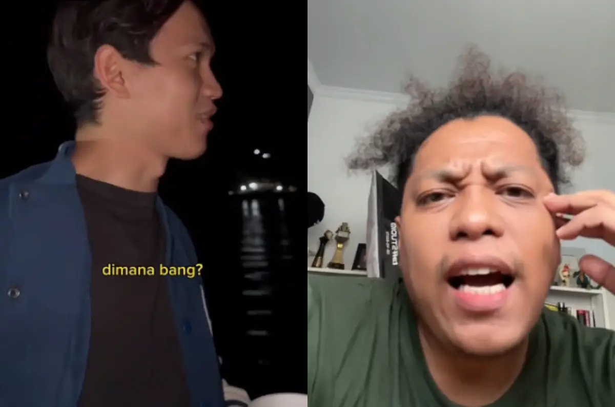 Arie Kriting tanggapi konten tes kejujuran orang NTT. (Sumber : TikTok)