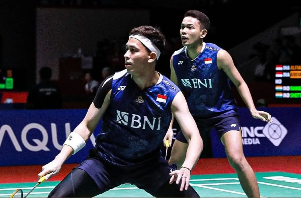 Pasangan Fajar Alfian/Muhammad Rian Ardianto dan 13 wakil Indonesia lainnya akan bertanding di Malaysia Open 2024. (Sumber : PBSI)