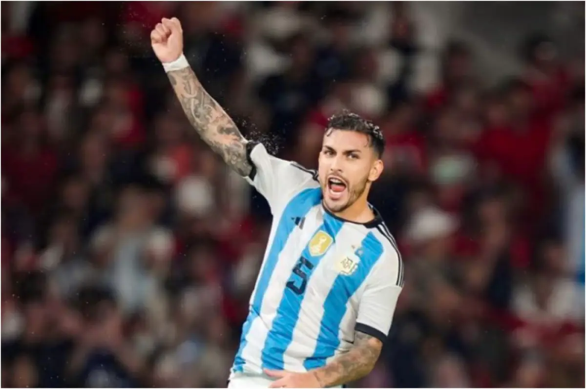 Sosok Leandro Paredes pemain sepak bola asal Argentina yang perdana menjebol gawang Timnas Indonesia (Sumber : instagram @leoparedes20)