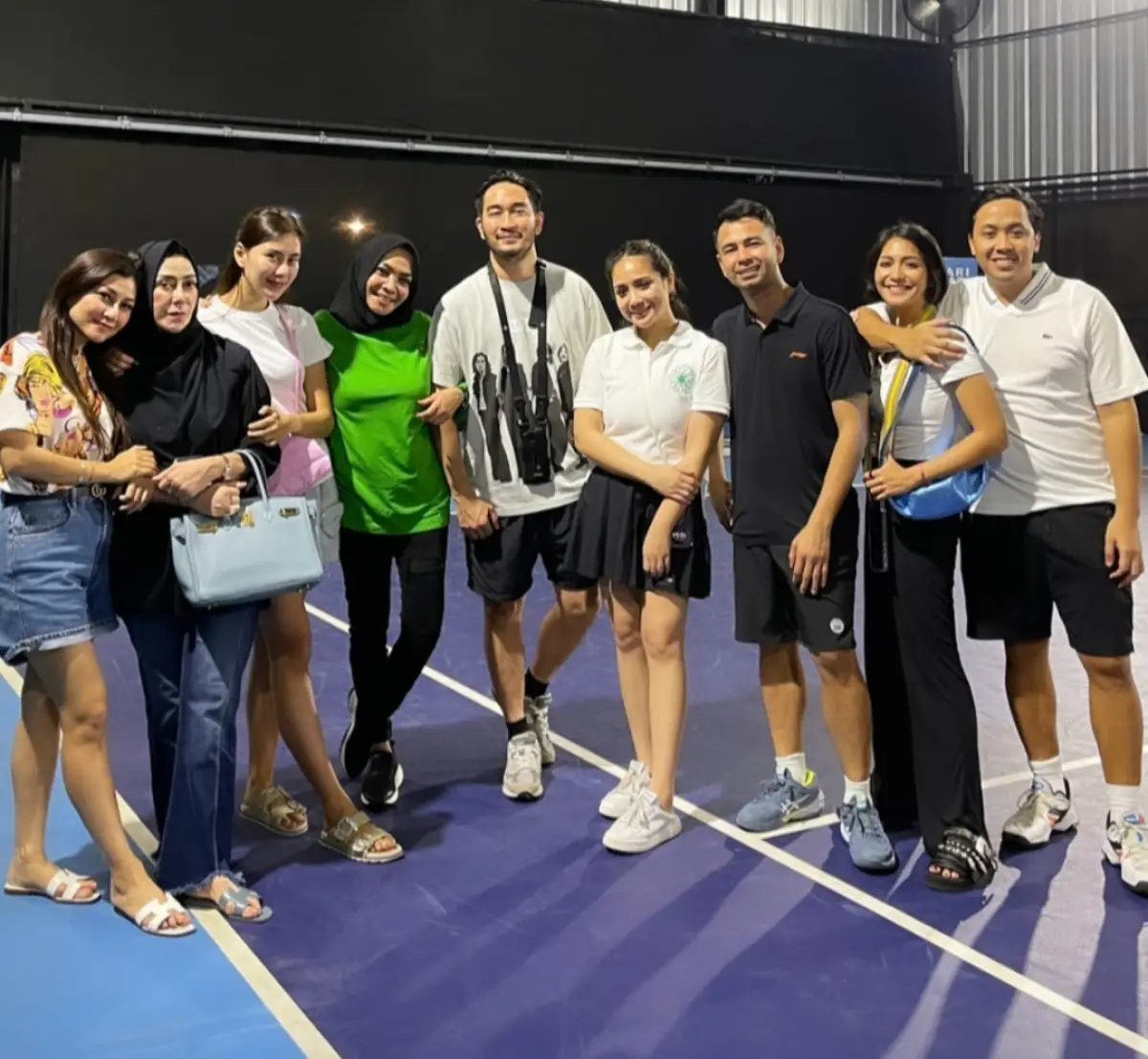 Syahnaz dan Jeje ikut berkumpul bersama keluarga besar Raffi Ahmad di Andara (Sumber : instagram)