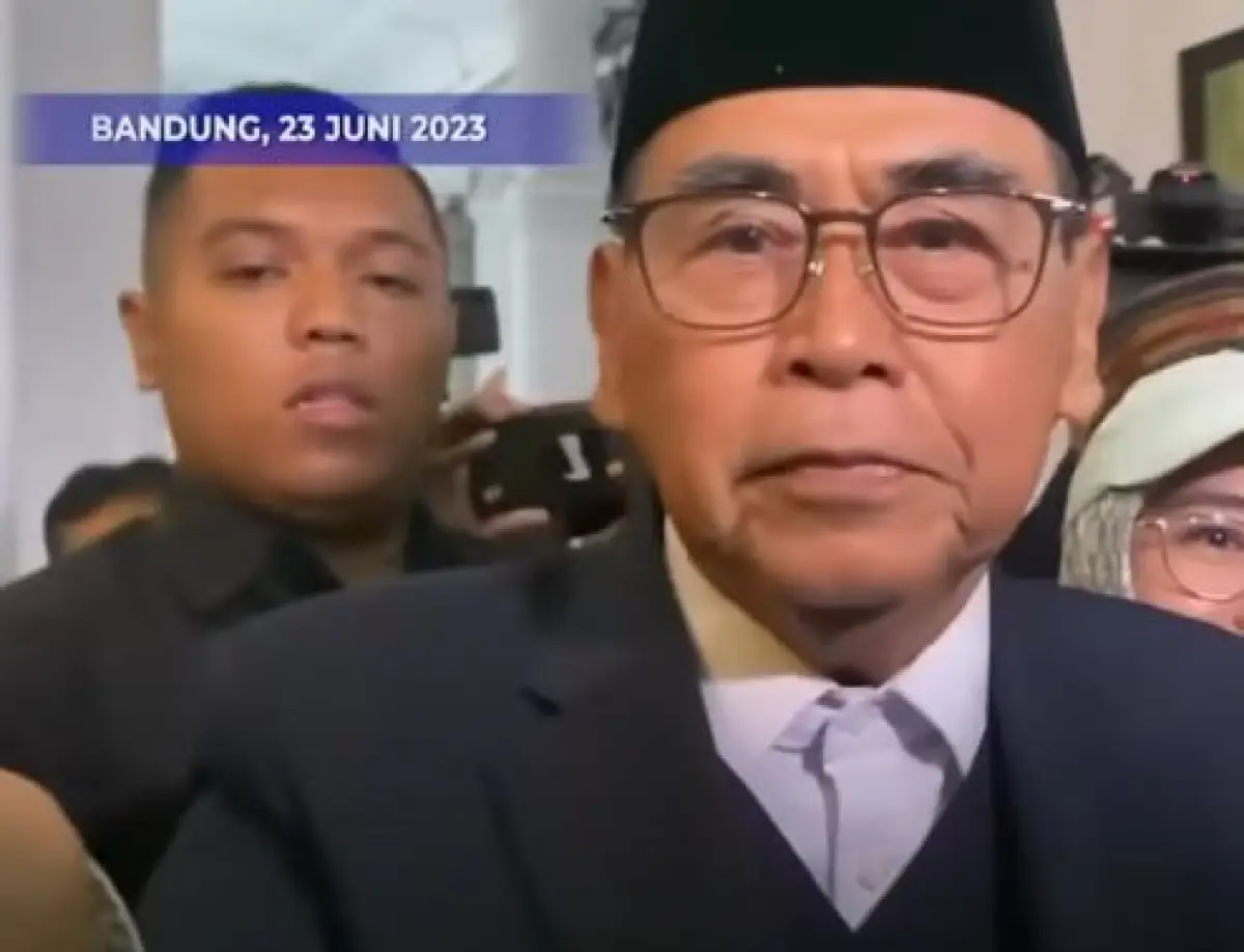 Panji Gumilang Pimpinan Ponpes Al Zaytun (Sumber : Kompas TV)