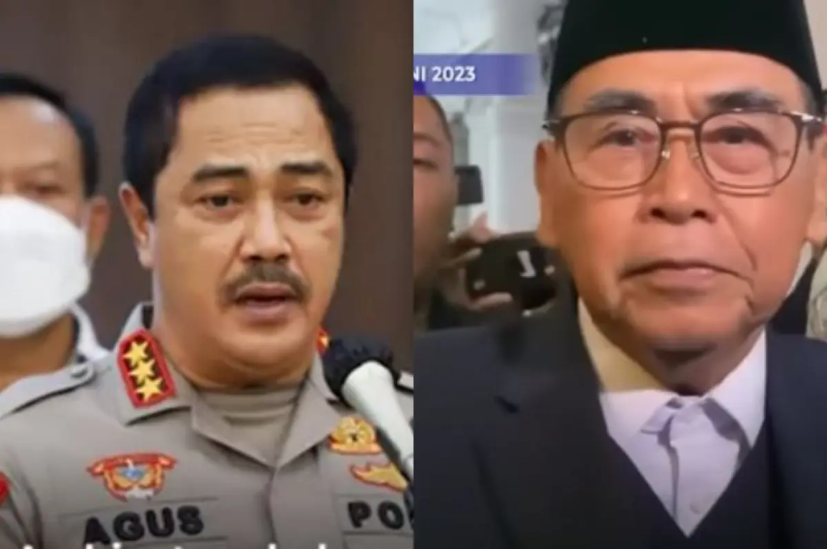 Wakapolri sebut ada dugaan tindak pidana di Ponpes Al Zaytun (Sumber :Kolase Kompas TV)