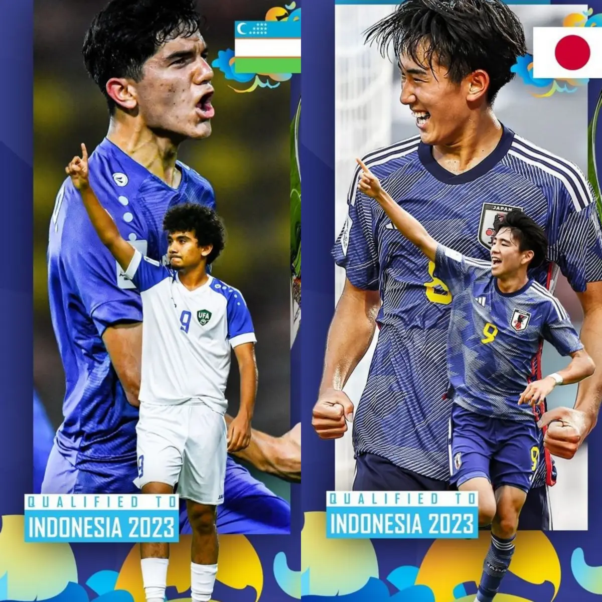 Jepang dan Uzbekistan melengkapi 24 peserta Piala Dunia U-17 2023 (Sumber : instagram @asiancup)