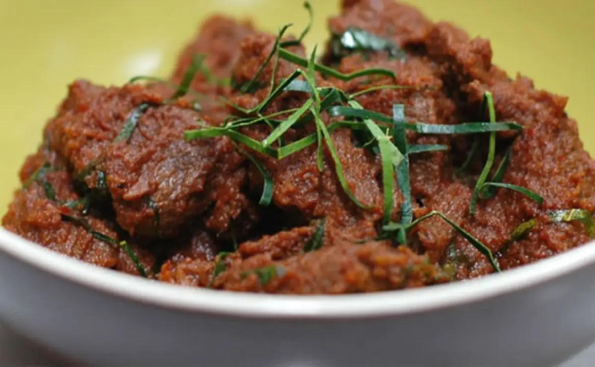 Rendang Tok, hidangan khas Perak, Malaysia (Sumber : Twitter)