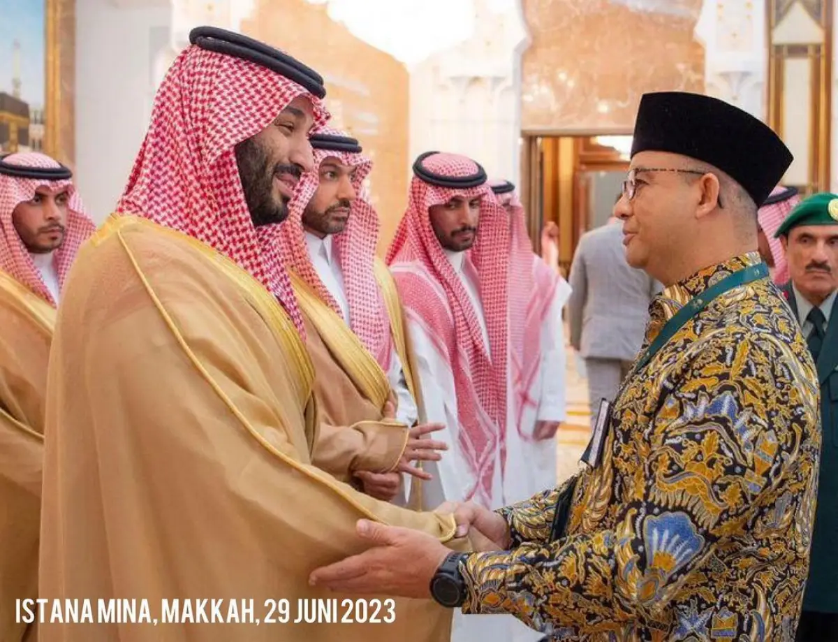 Anies Baswedan dan Pangeran Mohammed bin Salman. (Sumber : instagram/aniesbaswedan)