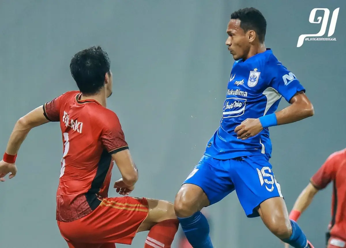 Momen laga PSIS kontra Phnom Penh Crown FC. (Sumber : Instagram @psisfcofficial)