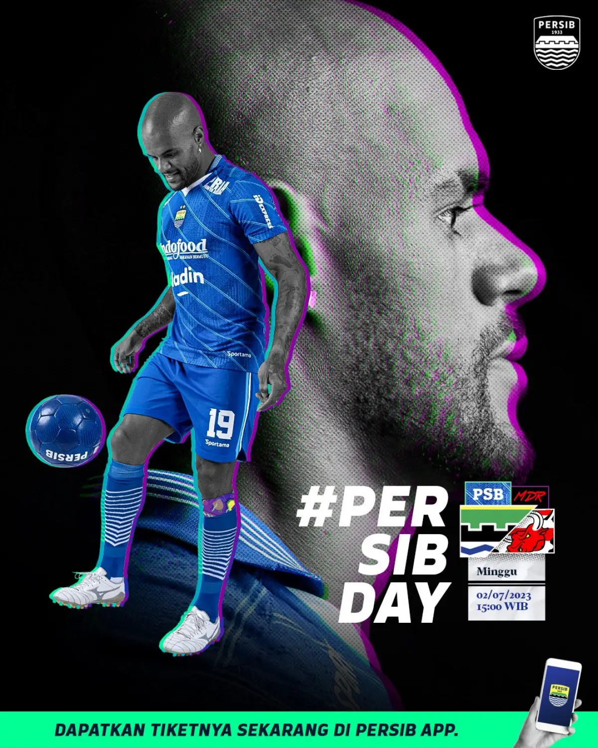 Persib Bandung akan kedatangan Madura United pada pekan perdana Liga 1 Indonesia 2023/2024 di Stadion Gelora Bandung Lautan Api. (Sumber : tangkapan layar Vidio)