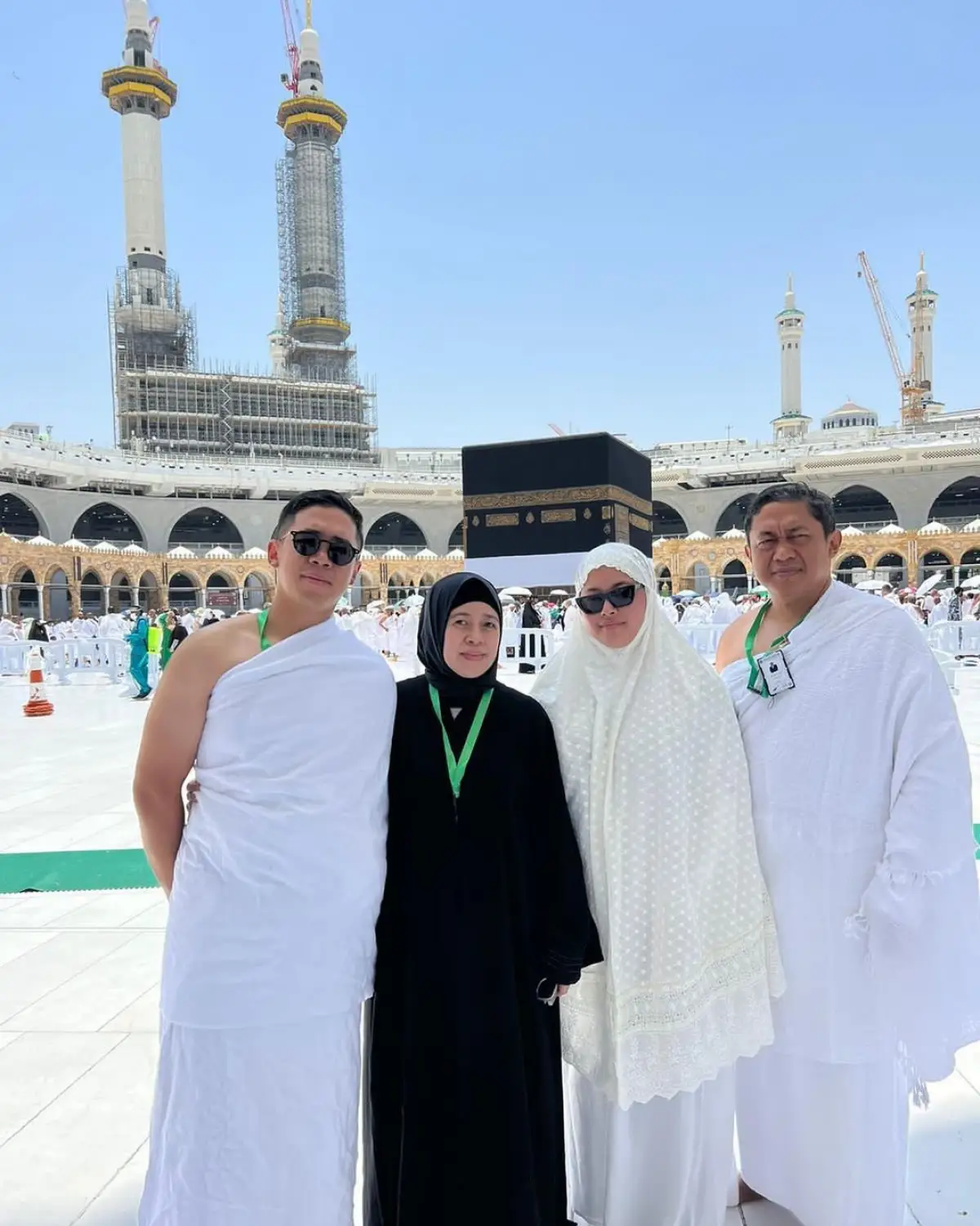 Puan Maharani ibadah haji di Mekkah. (Sumber : instagram/puanmaharaniri)