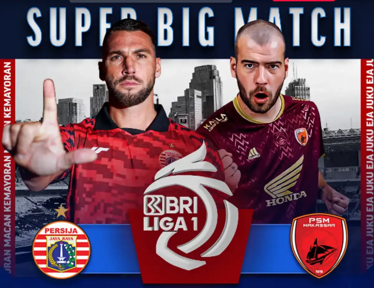 Persija Jakarta vs PSM Makassar (Sumber : tangkapan layar Vidio)