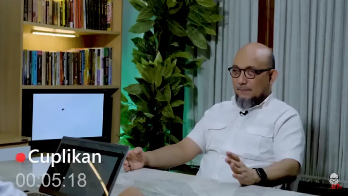 Novel Baswedan. (Sumber : youtube/Novel Baswedan)