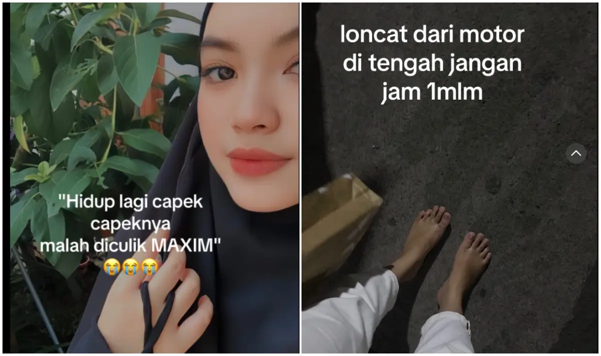 Gadis hampir diculik ojek online (TikTok)